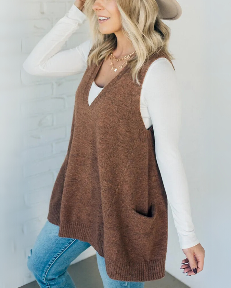 Scarlett - Cozy Knit Vest