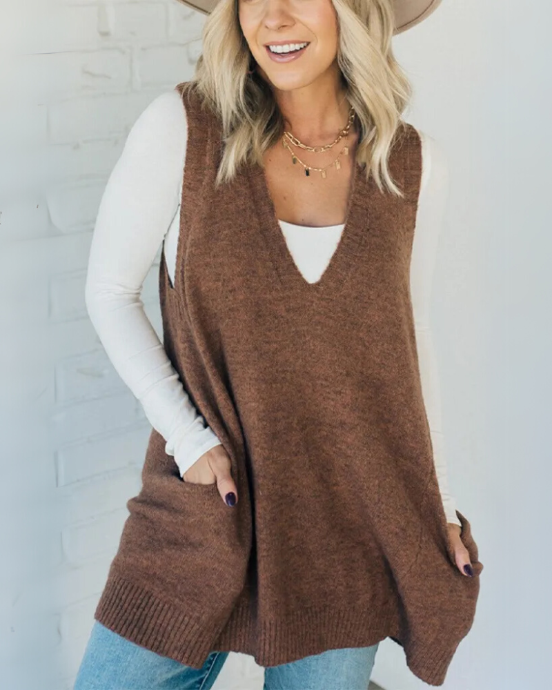 Scarlett - Cozy Knit Vest