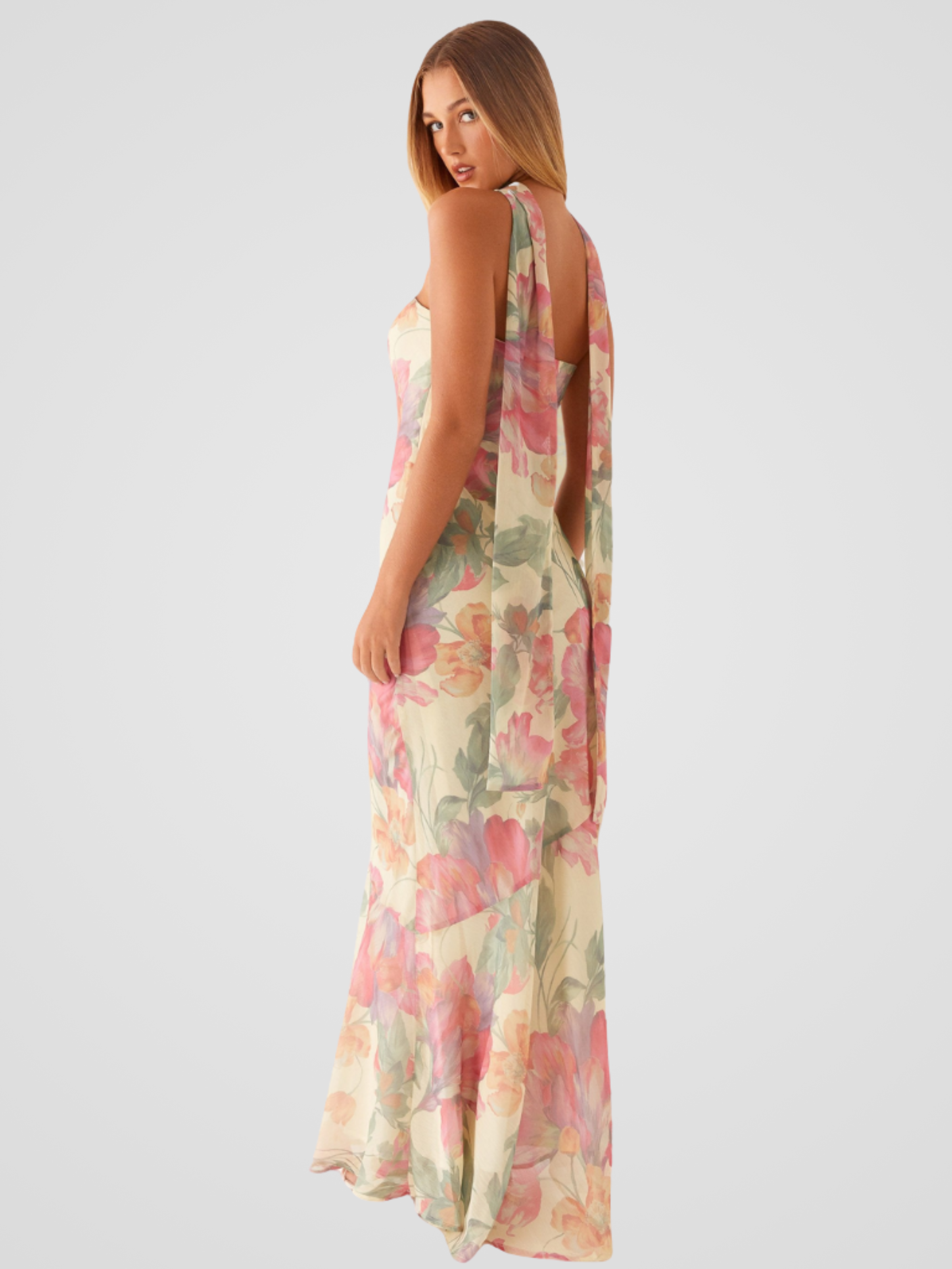 Aperti™ | Floral Chiffon Bandeau Dress