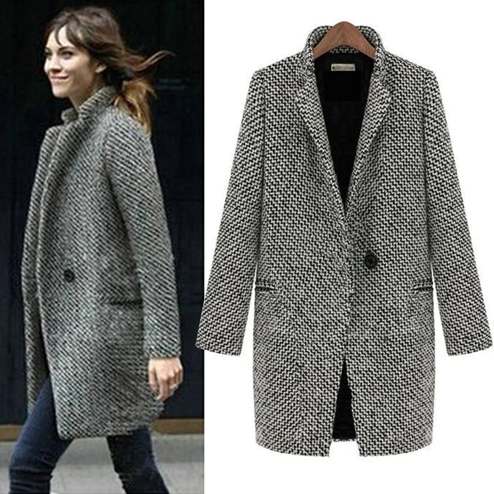 Dina Elegant Long Coat