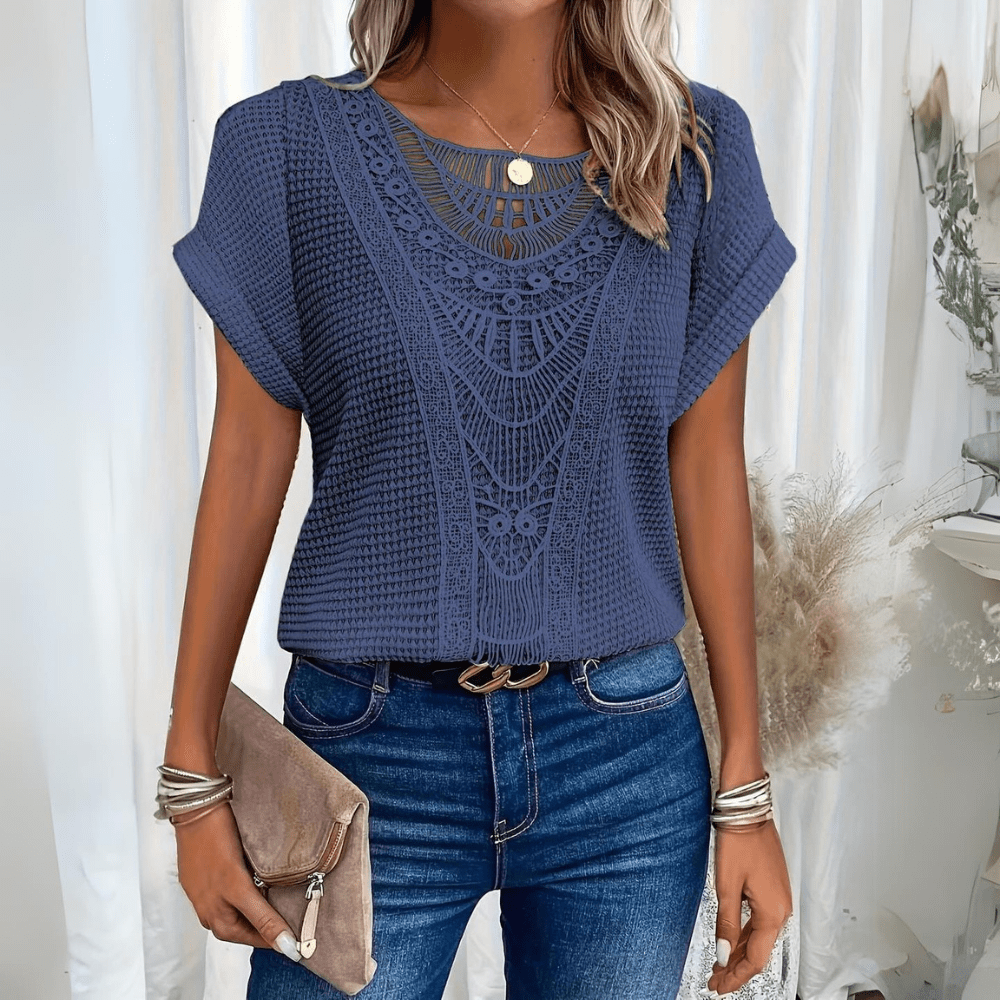 Karin™ | Elegant Ibiza-style blouse