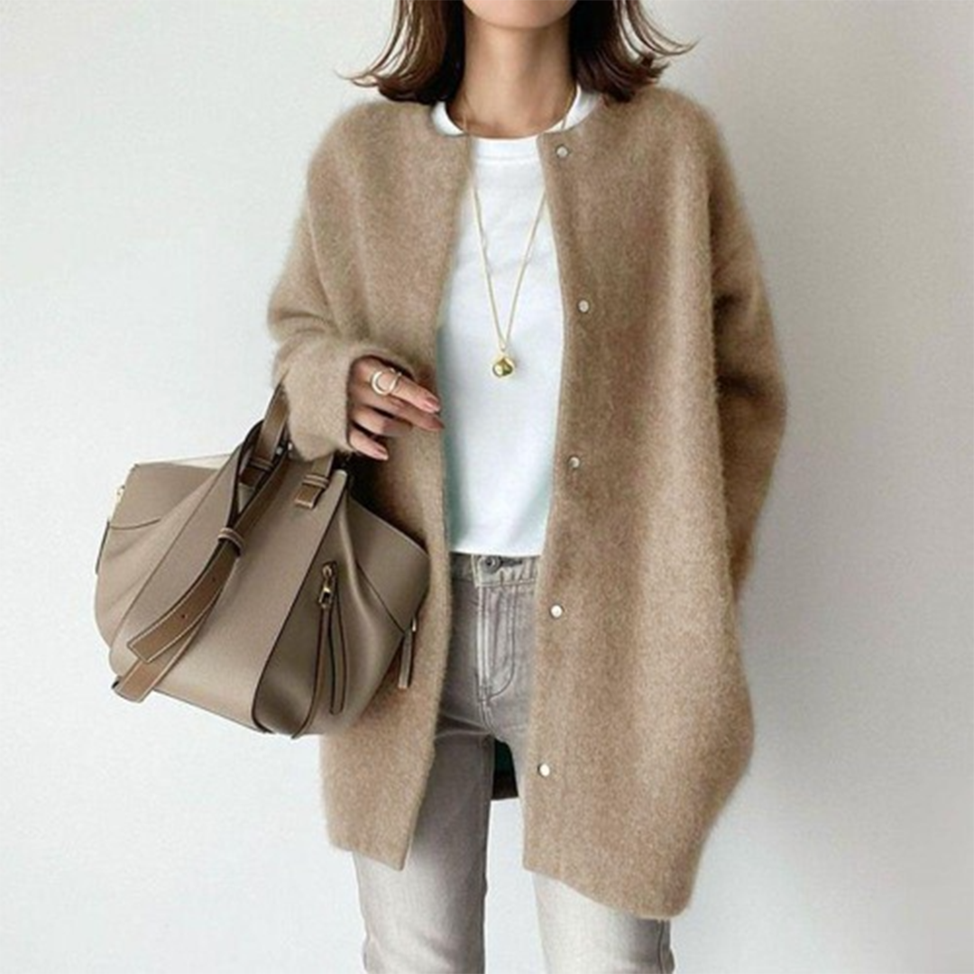 Clea™ | Cozy Chic Knit Cardigan Coat