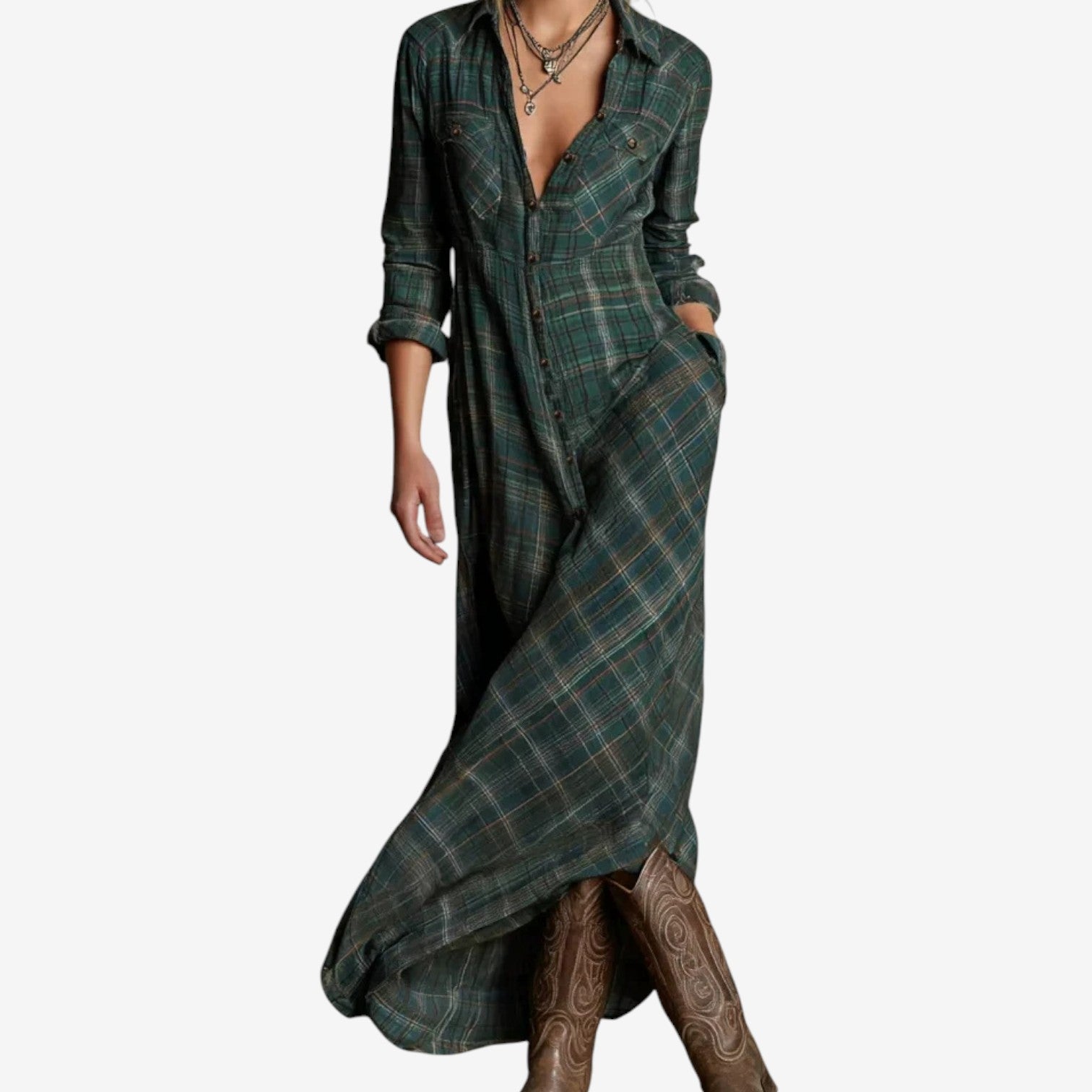 Cécile™ Maxi Timeless Shirt Dress