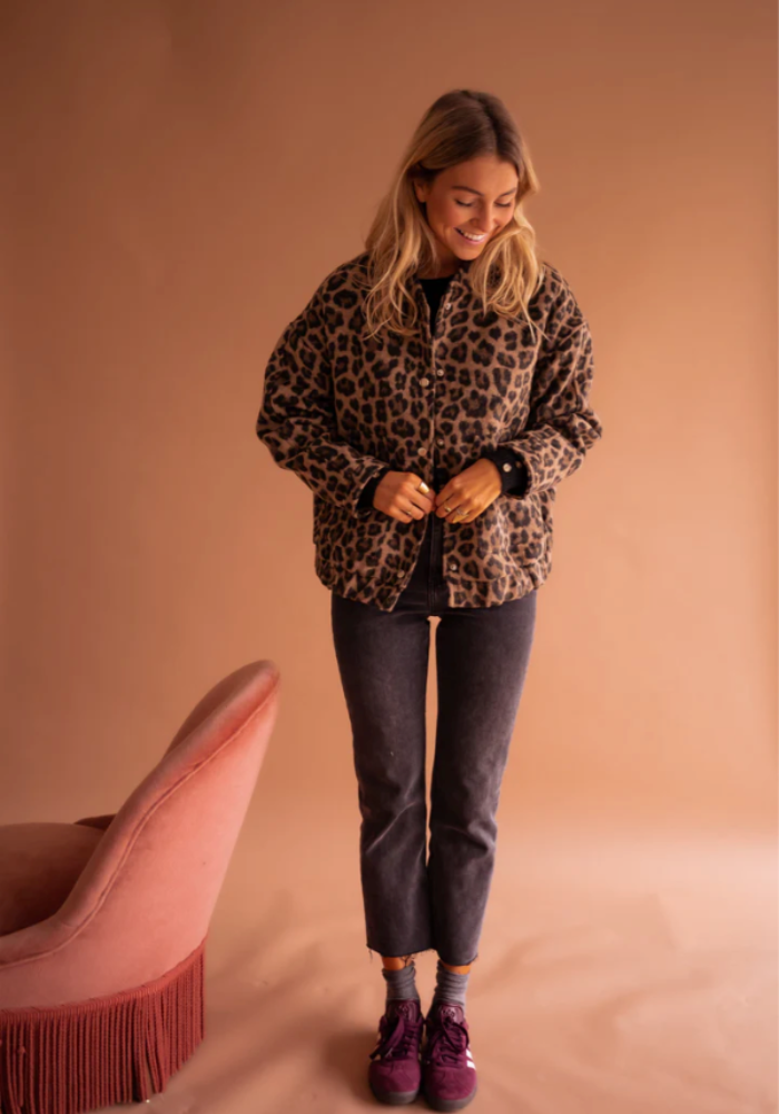LAYLA™ | The Leopard Bomber Jacket