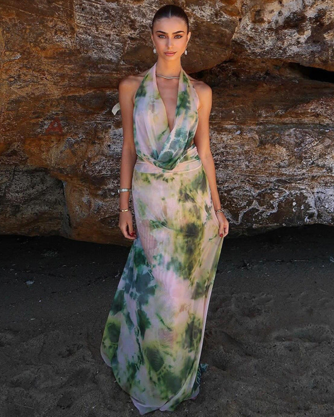 Isley | Drape Maxi Dress