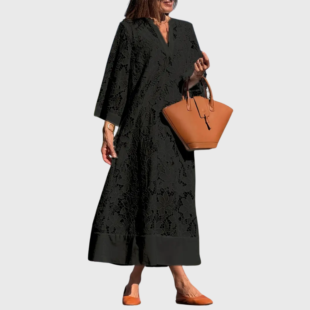 Elegant summer dress in cotton