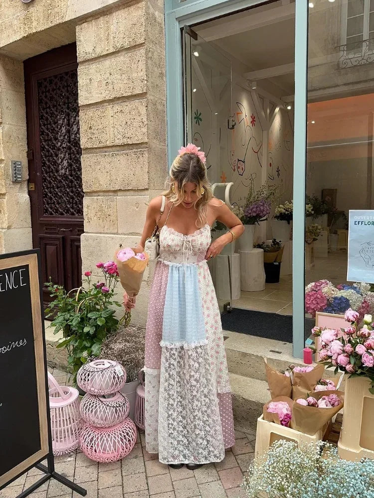 Viviana™ | Patchwork Dress with Straps