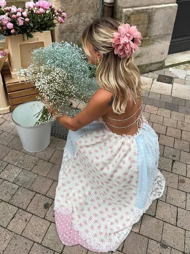 Viviana™ | Patchwork Dress with Straps