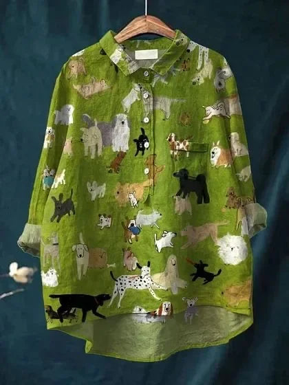 Casual Shirt with Unique and Pleasant Print