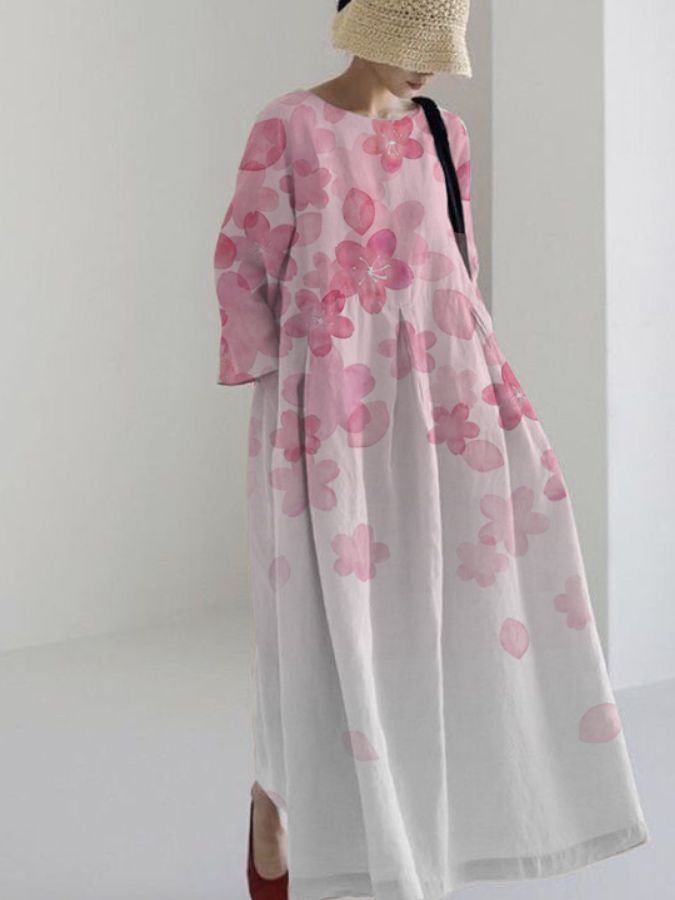 LENA - ELEGANT STRIPED DRESS