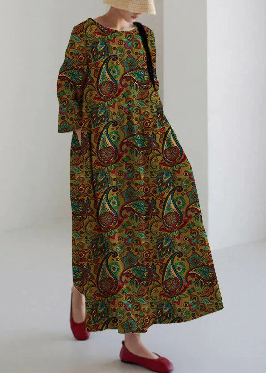 NOVA - LOCKER DRESS WITH LARGE FLORAL PATTERN
