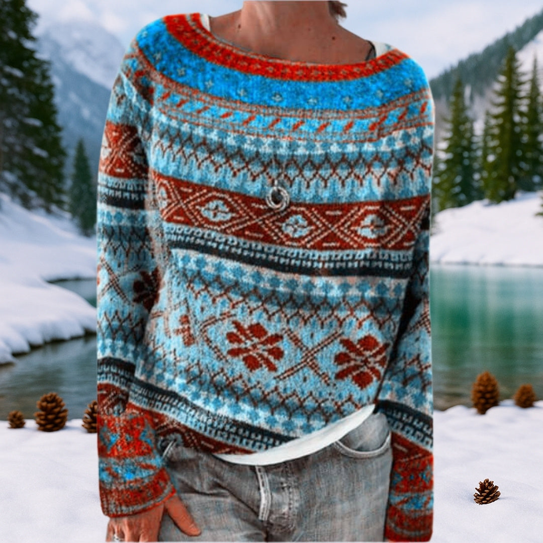LILY | RETRO ICELANDIC SWEATER