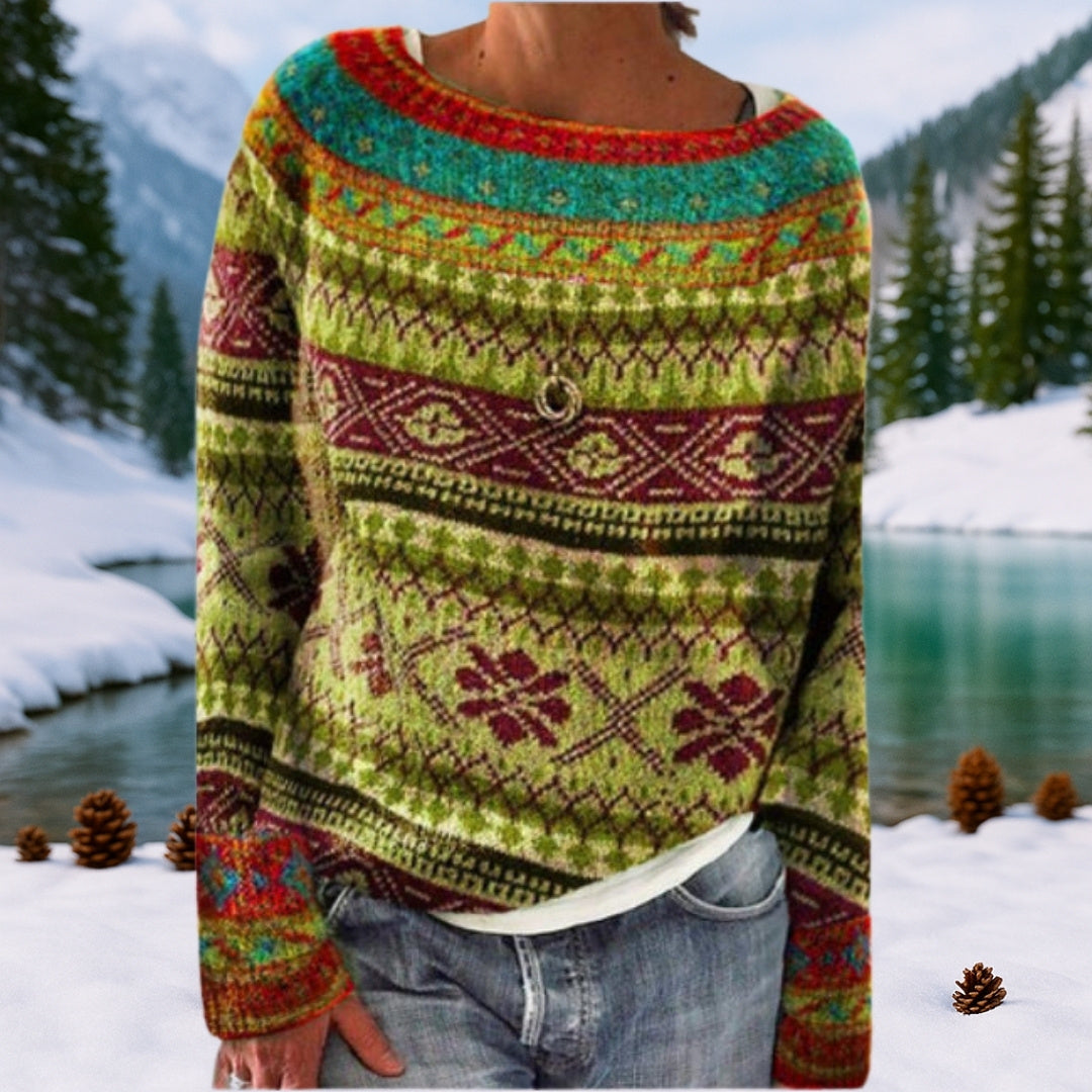 LILY | RETRO ICELANDIC SWEATER