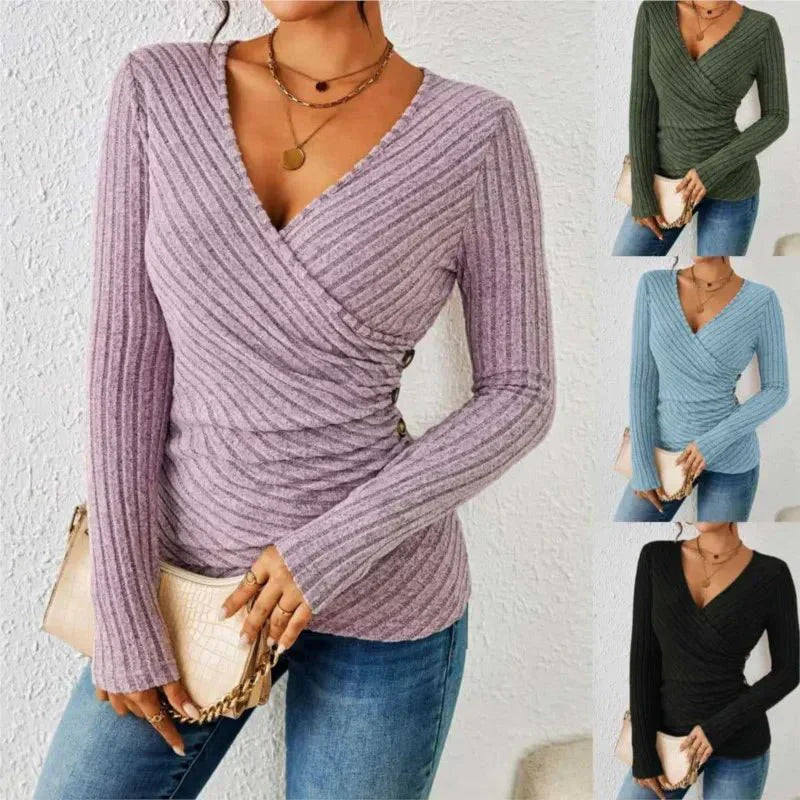 ALENA - Tummy Tucking Long Sleeve Top