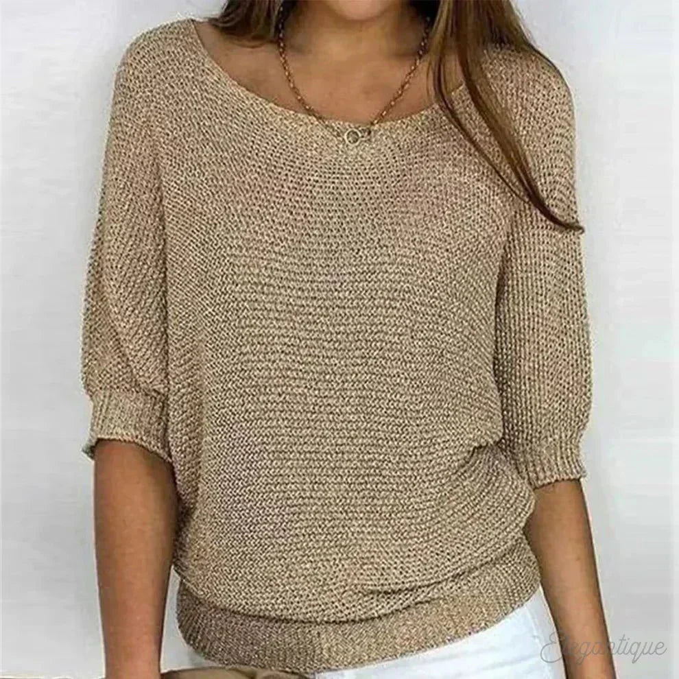 Eunice - Relaxed Knitwear Top