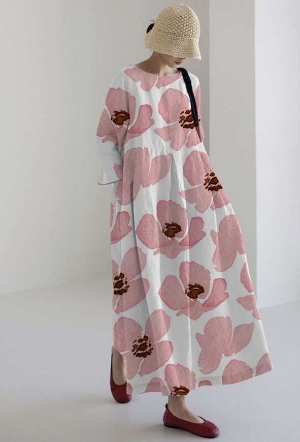 MAE - ELEGANT FLOWER DRESS