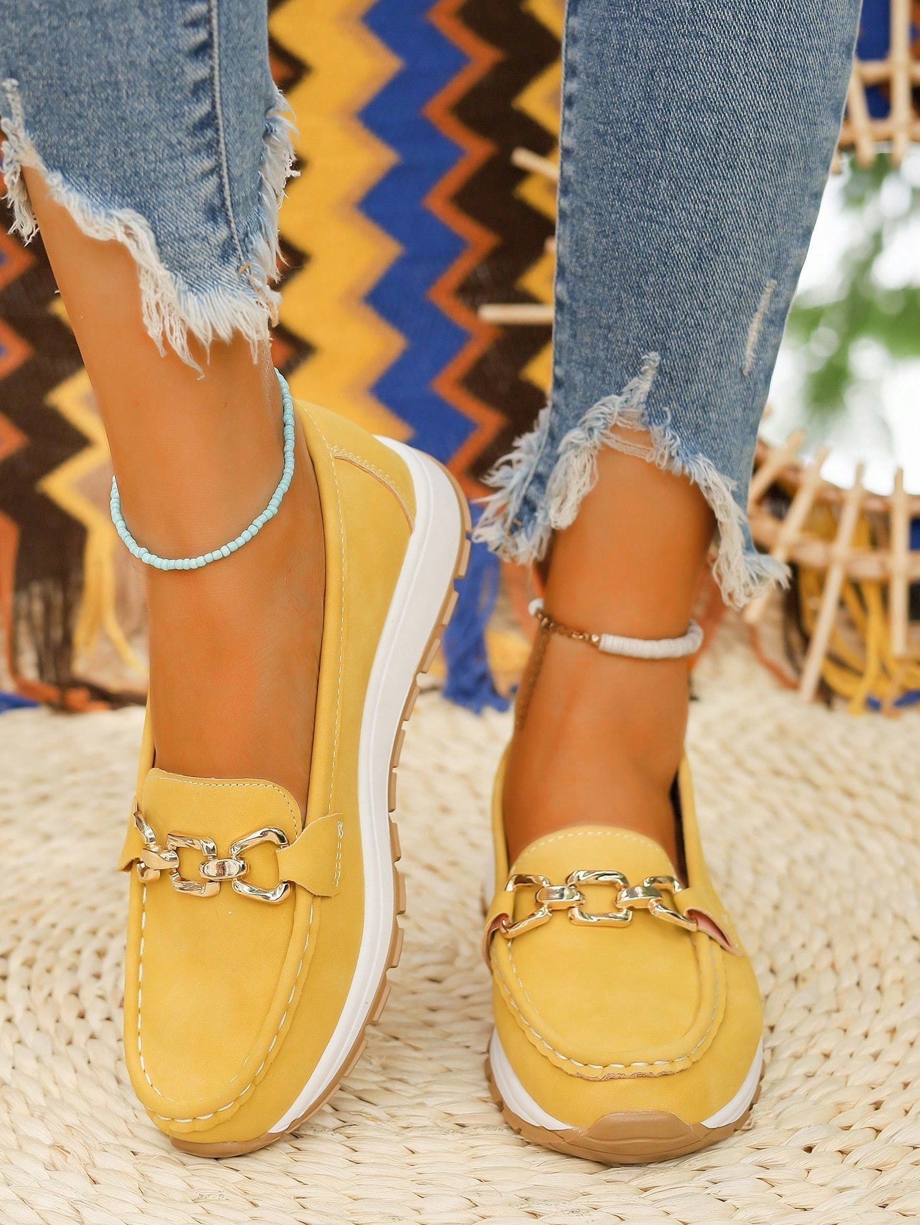 Yasim | Flat Buckle Loafers