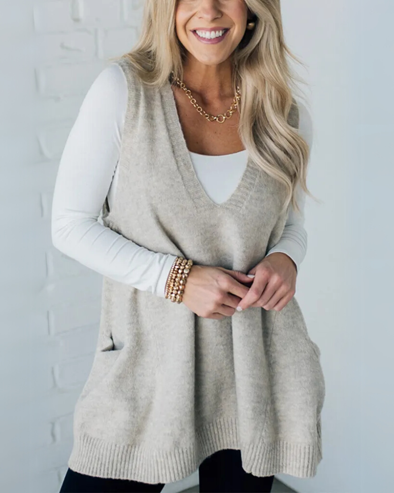 Scarlett - Cozy Knit Vest