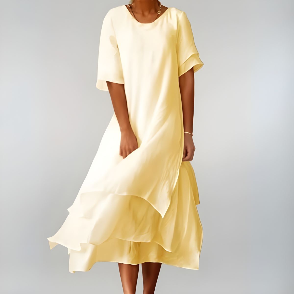 Agnès | Light and elegant long cotton dress