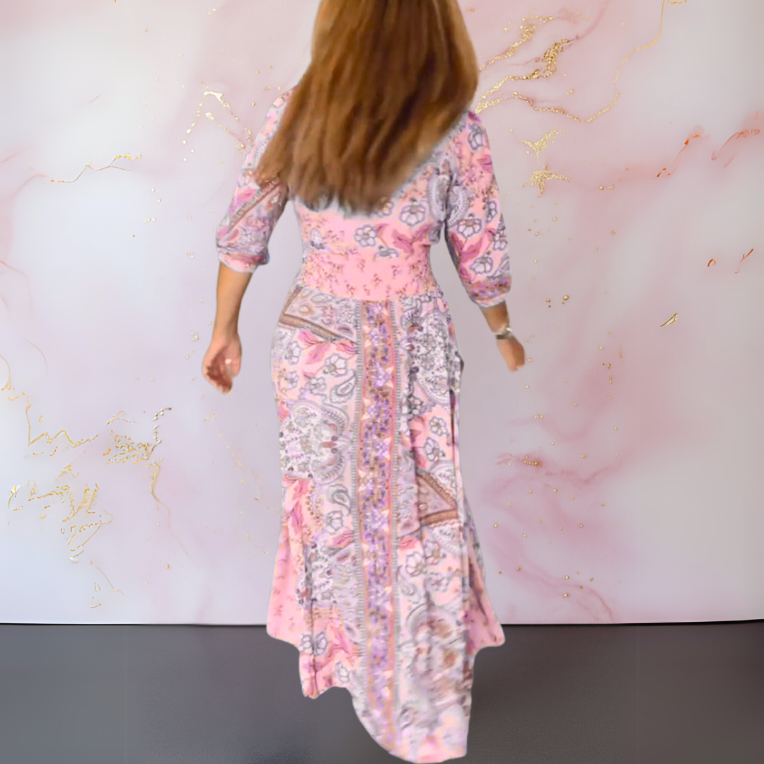 Marga™ | Elegant Summer Dress with V-Neck