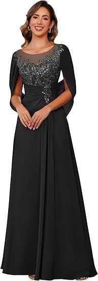 Margot | A-Line Dress with Cape