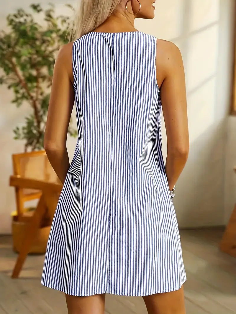 Aurélie | Short, Striped, and Lightweight Dress