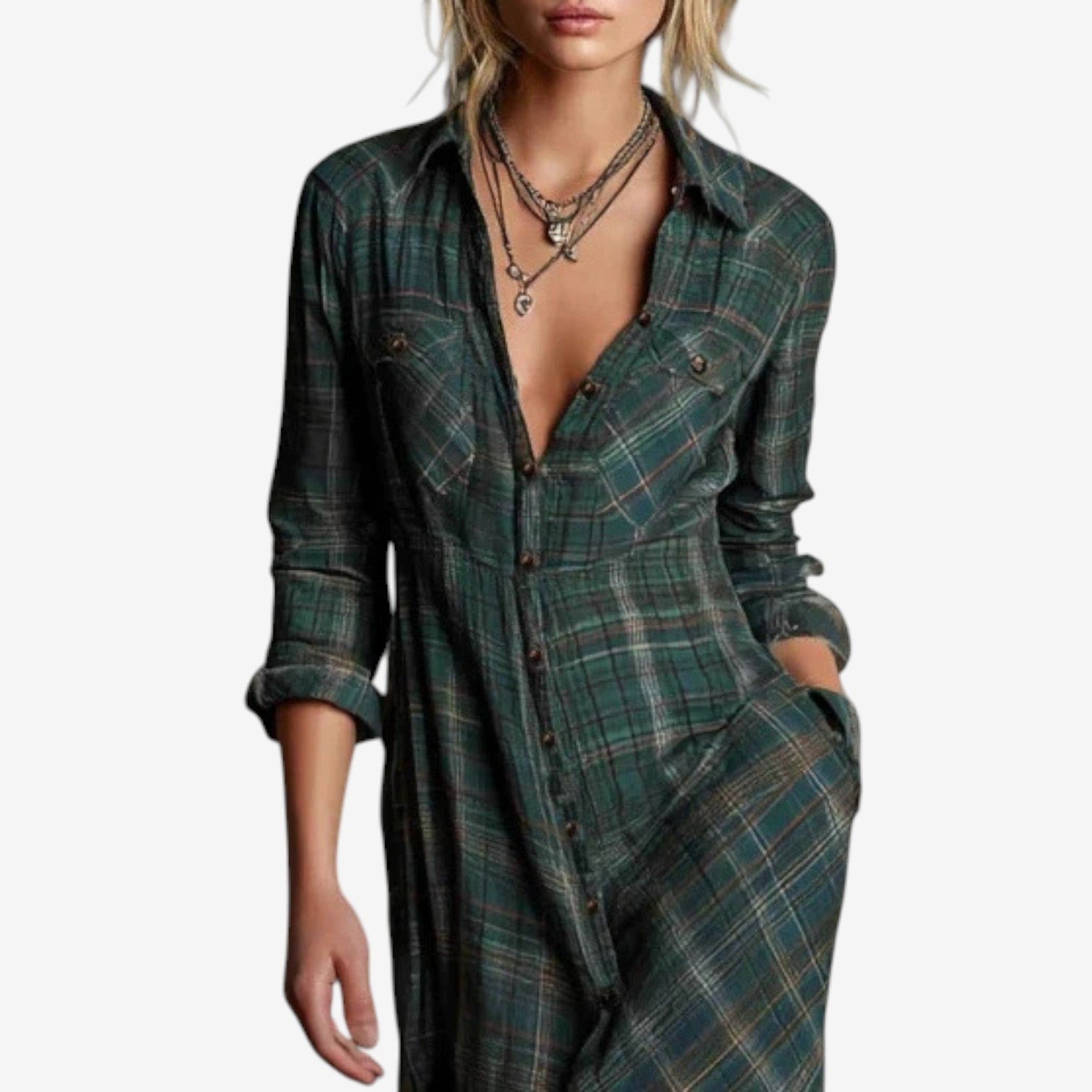 Cécile™ Maxi Timeless Shirt Dress