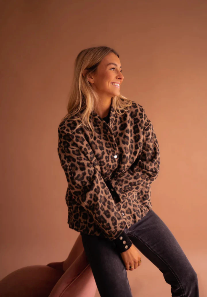LAYLA™ | The Leopard Bomber Jacket