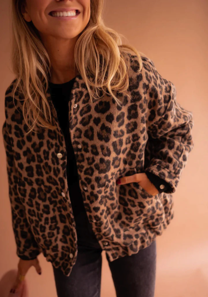 LAYLA™ | The Leopard Bomber Jacket