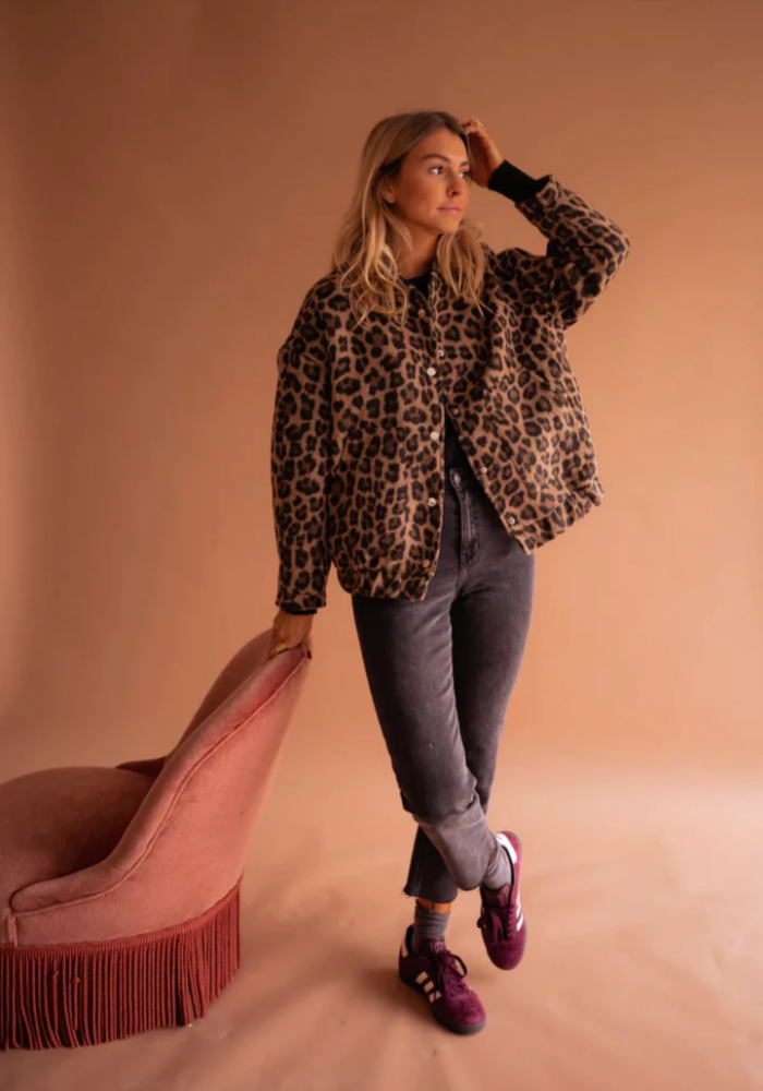 LAYLA™ | The Leopard Bomber Jacket