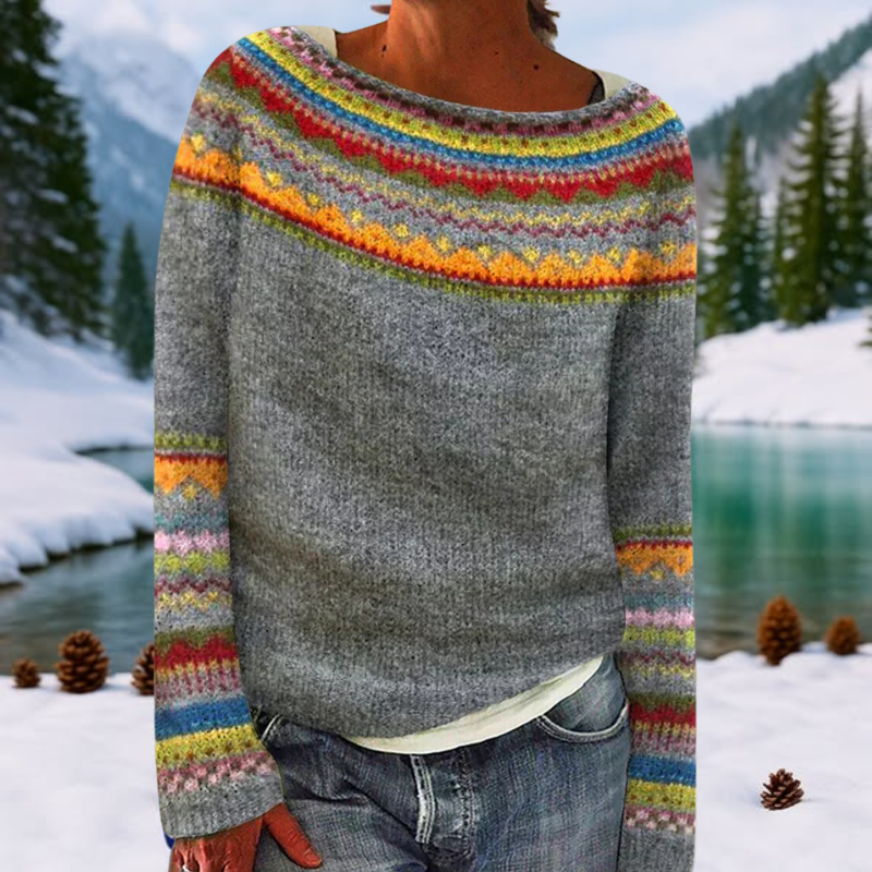 LILY | RETRO ICELANDIC SWEATER