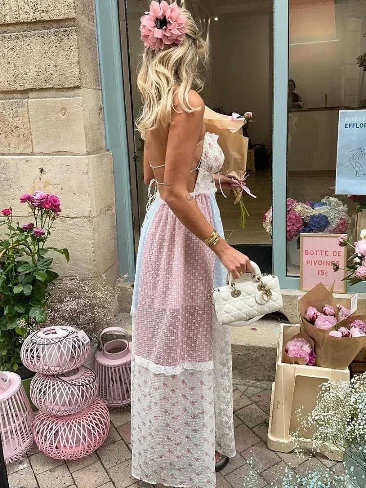 Viviana™ | Patchwork Dress with Straps