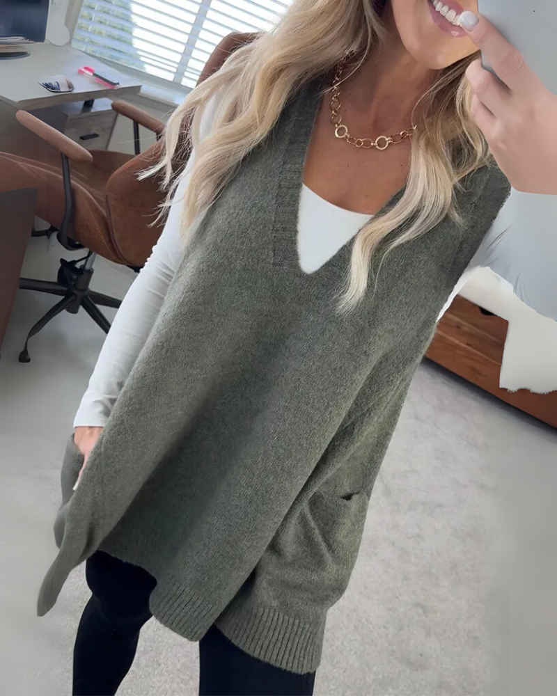 Scarlett - Cozy Knit Vest