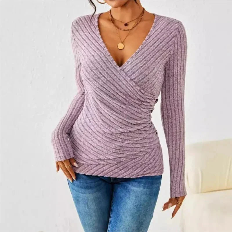 ALENA - Tummy Tucking Long Sleeve Top