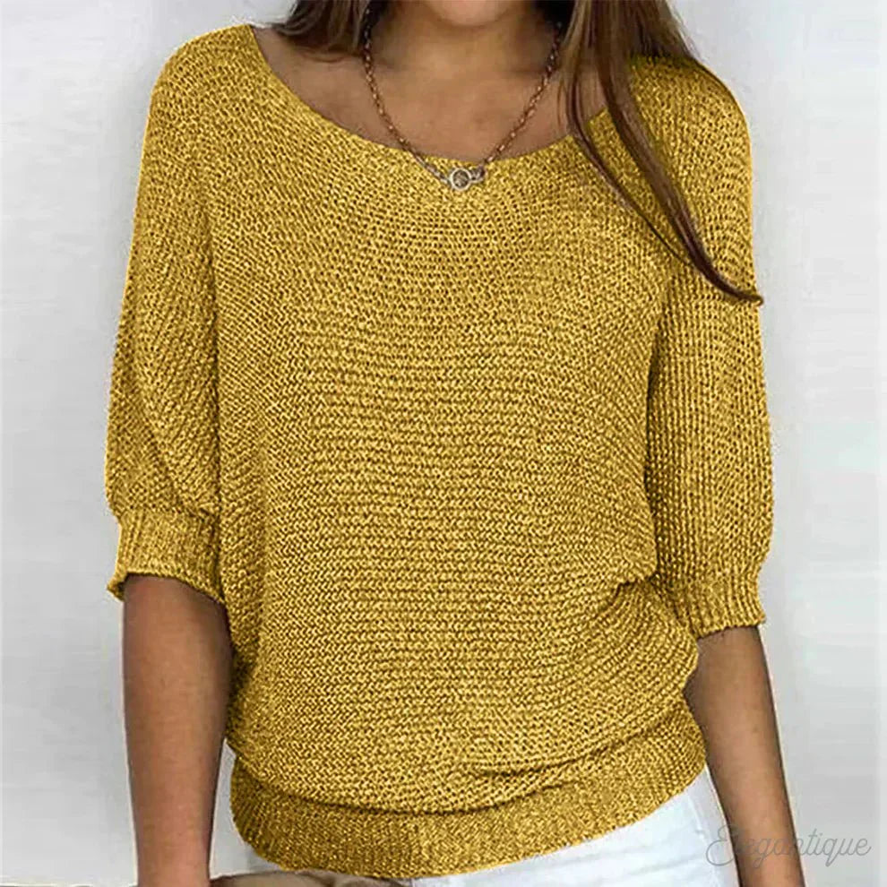 Eunice - Relaxed Knitwear Top