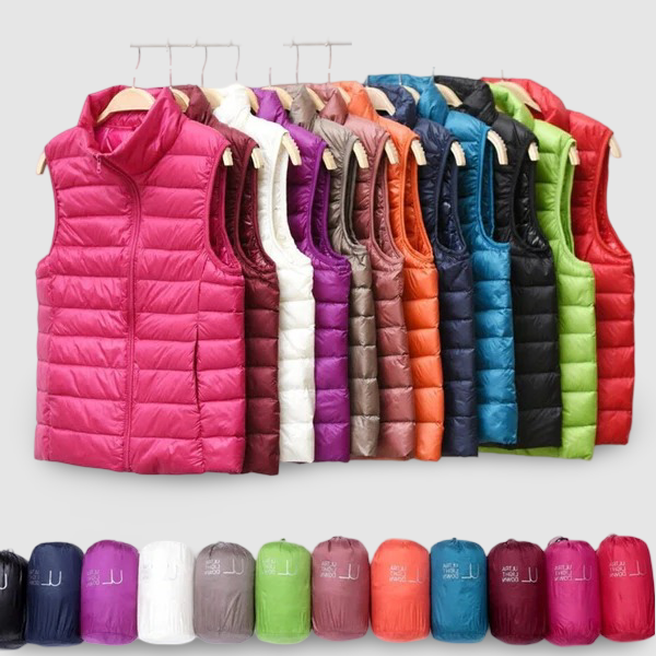 Ezrie™ - Lightweight Zip Puffer Vest